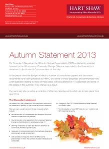 Autumn Statement 2013