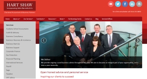 New Hart Shaw website - April 2014